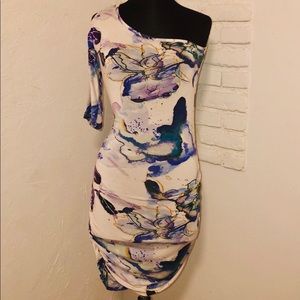 Arden B Dress one sleeve cold shoulder size M